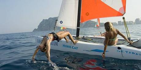 Sailing in Calpe