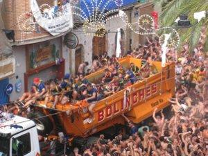 La Tomatina festival in Valencia