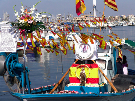 Feierlichkeit der Virgen del Carmen