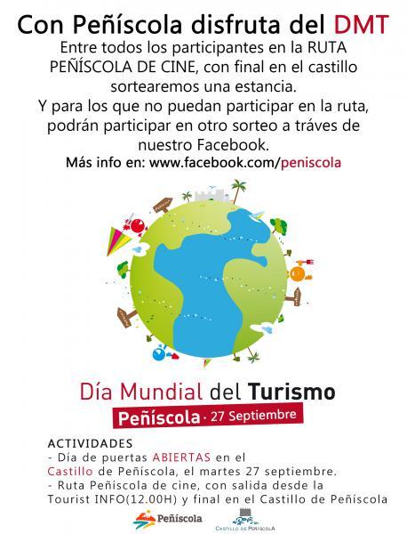 Peñíscola - Día Mundial del Turismo DMT-2016 – “Sé turista en tu ciudad”.
