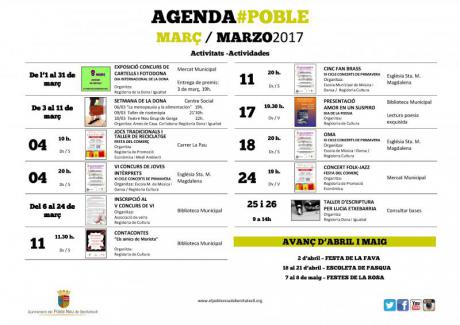 Agenda Marzo 2017