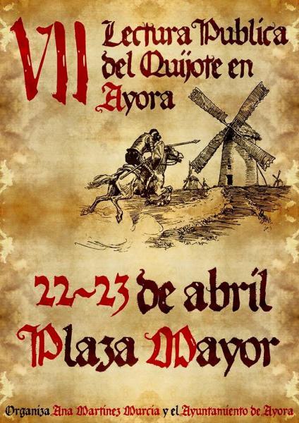 Resultado de imagen de VII lectura quijote ayora