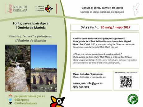 FONTS, CAVES I PAISATGE A L'OMBRIA DE MARIOLA