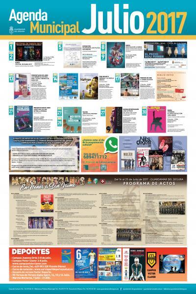 Programación Cultural Julio 2017 Guardamar del Segura