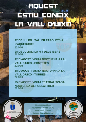 AQUEST ESTIU CONEIX LA VALL D'UIXÓ