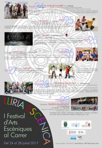 I Festival d'Arts Escèniques al Carrer Llíria 2017