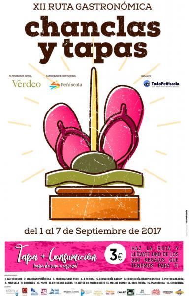 Ruta Gastronómica Chanclas y Tapas - Peñíscola 2017