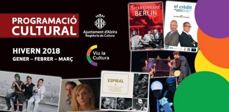 Programación Cultural Invierno 2018 Alzira