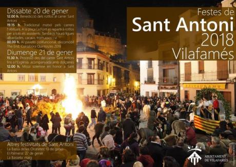 Fiesta de San Antonio 2018 Vilafamés