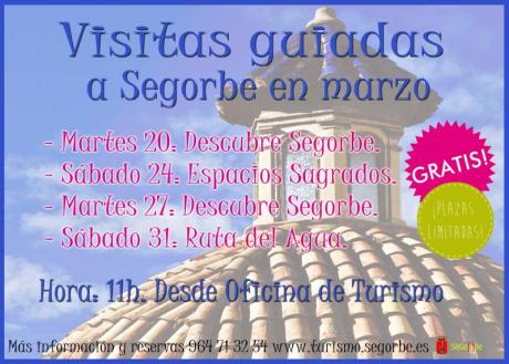 Visitas guiadas a Segorbe gratuitas.