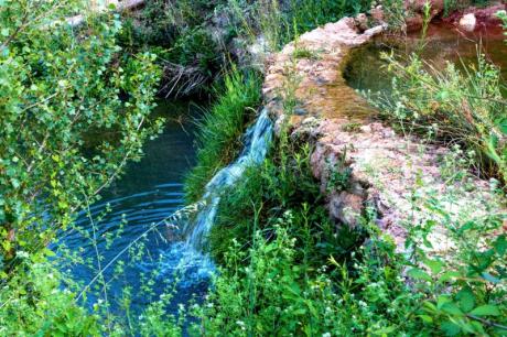 Charco Azul et Route des Moulins d'Alborache