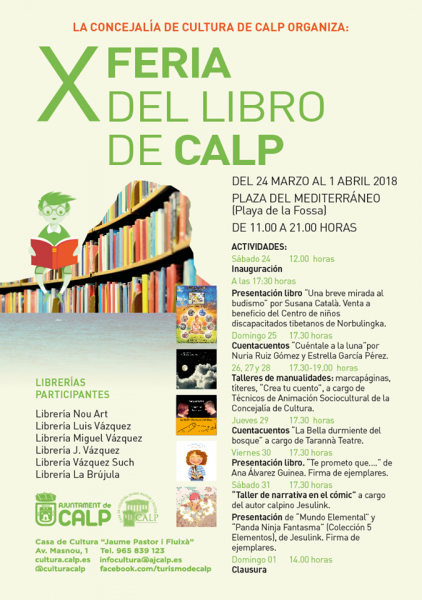 X Feria del Libro Calp 2018