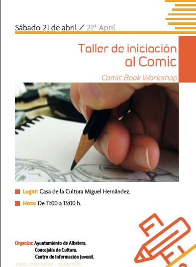 TALLER DE INICIACIÓN AL CÓMIC