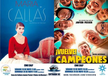 Cine Casa Cultura Calp 19 y 20 mayo