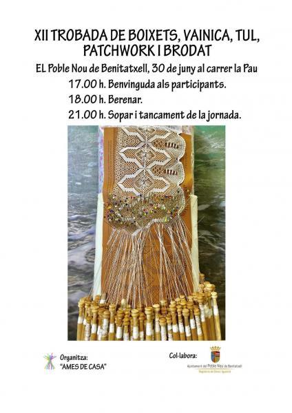 XII Encuentro de bolillos, vainica, tul y bordado