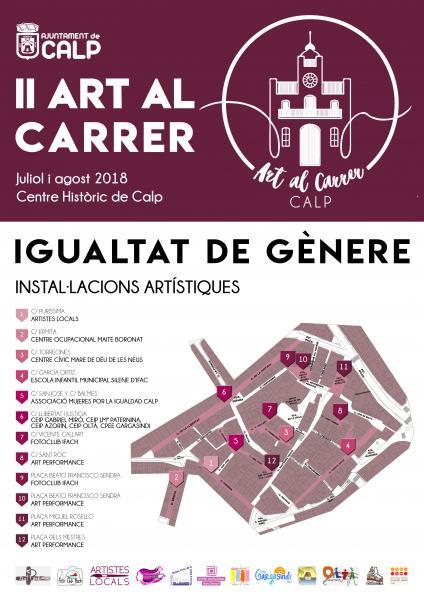 II Art al Carrer Calp - Igualtat de Gènere