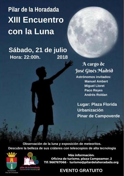 XIII Encuentro con la luna en Pinar de Campoverde en Pilar de la Horadada 2018