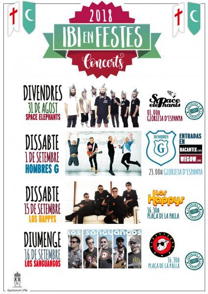 Actividades programadas para las fiestas de Moros y Cristianos