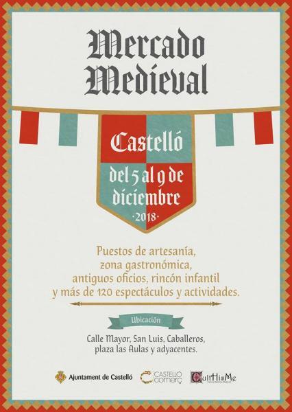 Mercado medieval en Castellón 2018