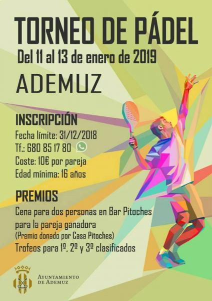 TORNEO DE PÁDEL
