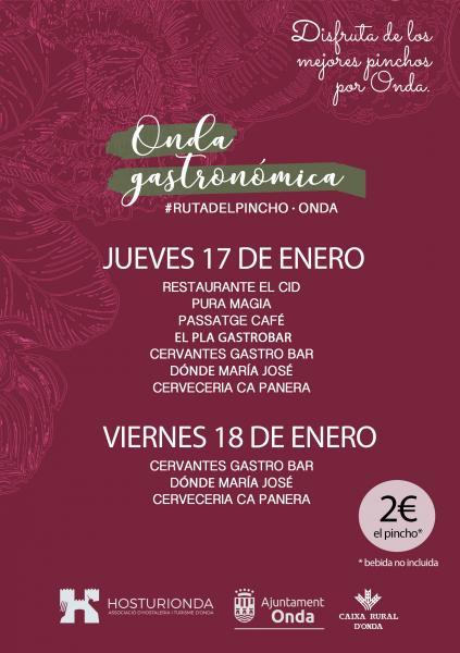 JUEVES DEL PINCHO, ONDA 2019
