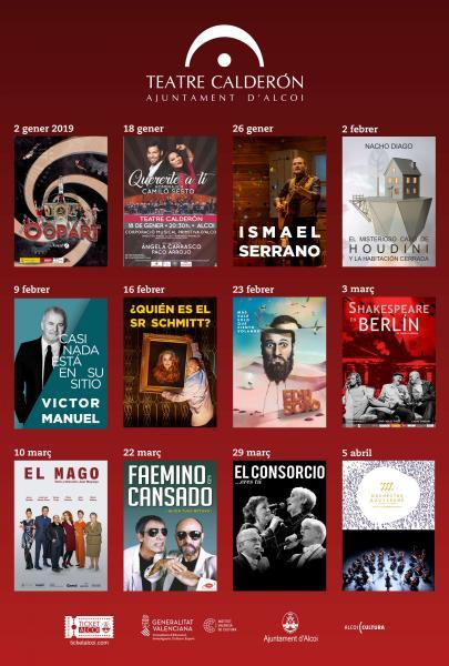 Programación Teatre Calderón