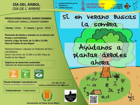 Día del árbol, produciendo raíces, dando sombra