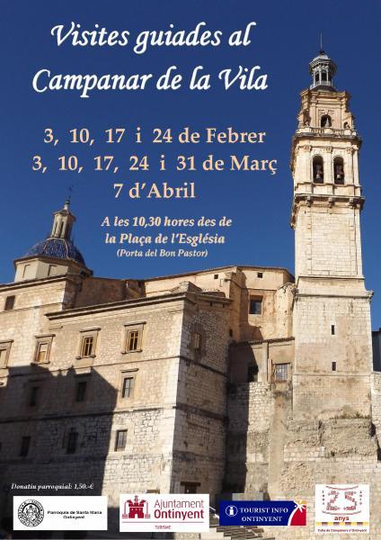 Visitas Guiadas al Campanario de la Vila - Febrero, Marzo y Abril