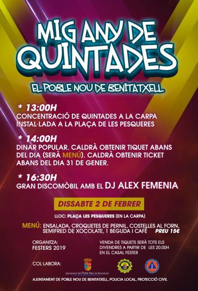 Medio Año de Quintadas