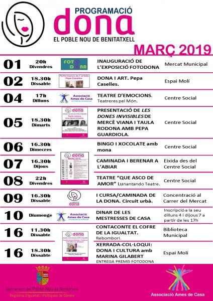 Actividades del mes de la mujer 2019