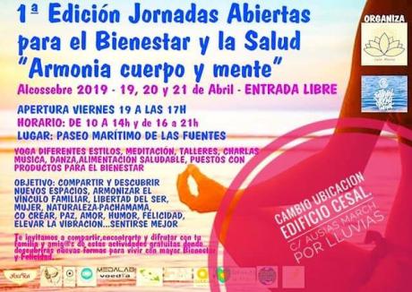 I Jornadas Abiertas para el Bienestar y la Salud "Armonia Cuerpo y Mente"