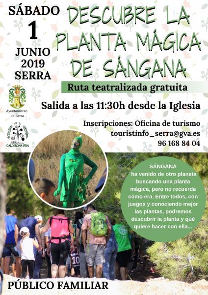 Ruta guiada teatralizada "Descobreix la planta màgica de la Sàngana"