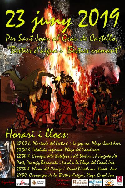 Noche de San Juan en el Grao de castellón