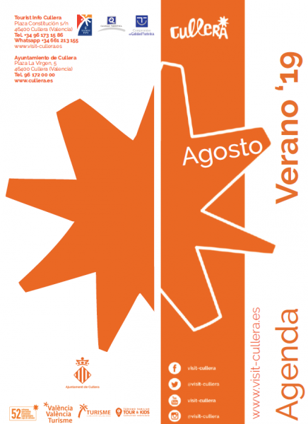AGENDA TURÍSTICA AGOSTO CULLERA