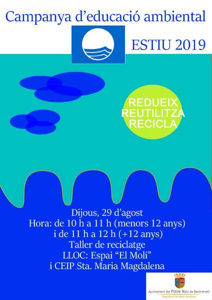 Campaña de educación ambiental: taller de reciclaje