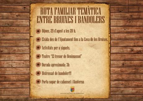 Ruta temática: "Entre bruixes i bandolers"