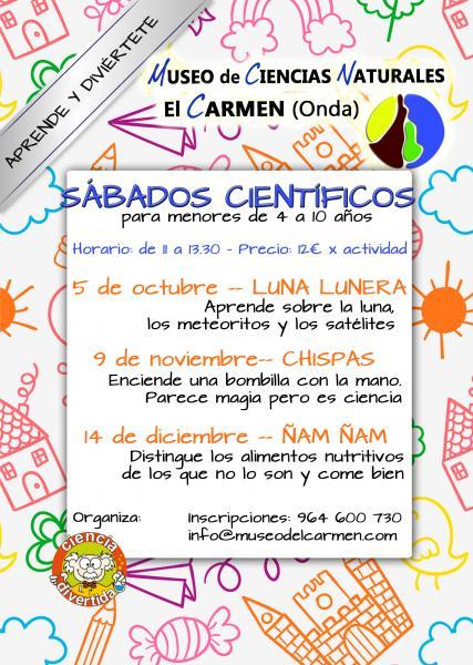 SÁBADOS CIENTÍFICOS, ONDA 2019