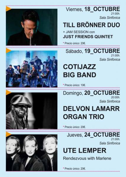 Torrevieja Suena a Jazz - Del 18 al 24 Octubre 2019