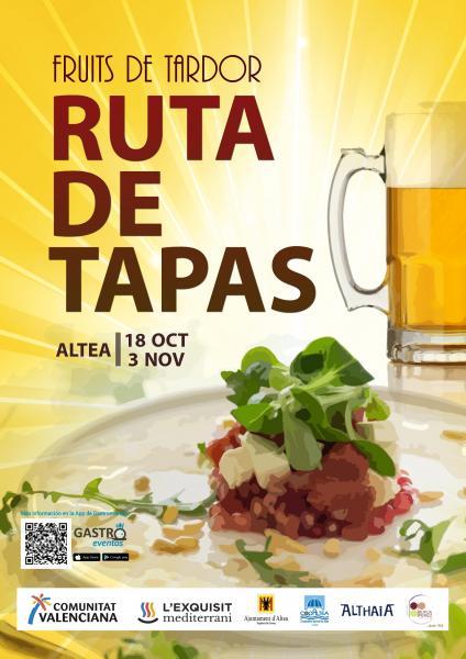Ruta de la tapa. Fruits de tardor
