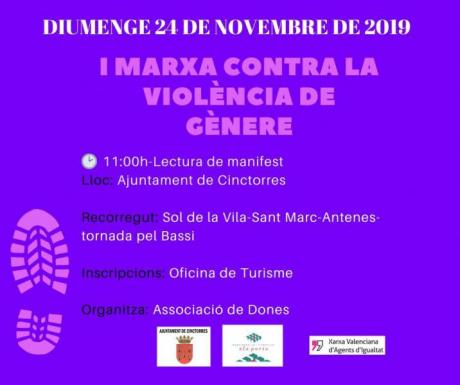 I Marxa Contra la Violència de Gènere
