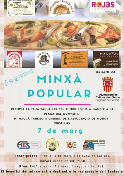 II MINXÀ POPULAR - CALLOSA D'EN SARRIÀ 7-03-2020